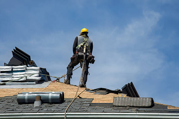 Professional Storm Damage Roof Repair technician working in Gaston, IN